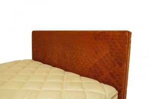 Headboard in Warwick Essence Copper by Lounge Innovations available online and in-store at The Back and Neck Bed Shop