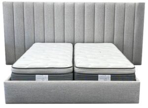 Tudor Headboard with Surround for Adjustable Bed - King